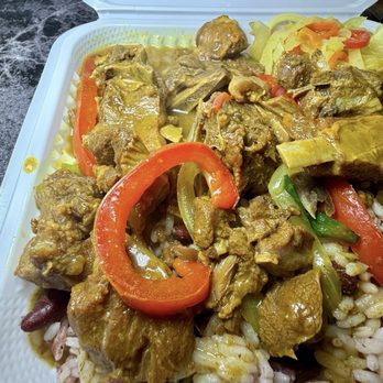 Fish King and Jerk Chicken - Curry Goat Platter - Soul Food Near Me - Washington, DC, District of Columbia