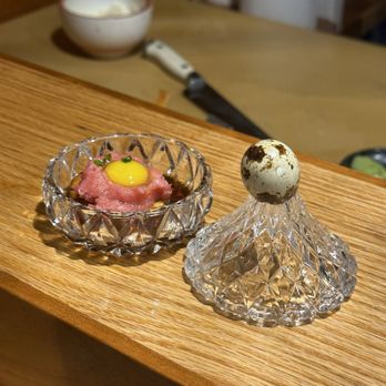 Shinpi Omakase - a quail and a bowl of eggs - Japanese Near Me - New York, New York Shinpi Omakase - a quail and a bowl of eggs - Japanese Near Me - New York, New York