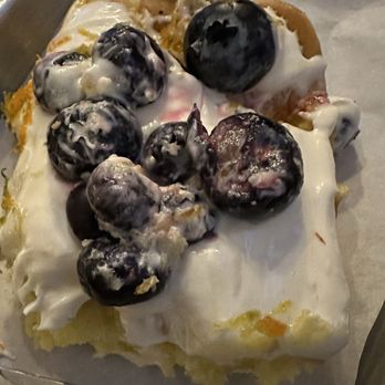Eris Food - I took a bite of this decadent lemon blueberry cake (yummy) - Vegan Near Me - Oceanside, California Eris Food - I took a bite of this decadent lemon blueberry cake (yummy) - Vegan Near Me - Oceanside, California