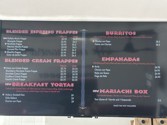 Menu photo 7 Mariachi Bakery Whittier, CA