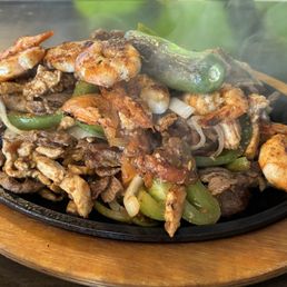 My coworker got the combination fajitas !!! My coworker got the combination fajitas !!!