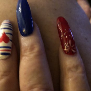 Nail Studio - My fabulous 4th of July Nails! - Nail Salons Near Me - Fontana, California