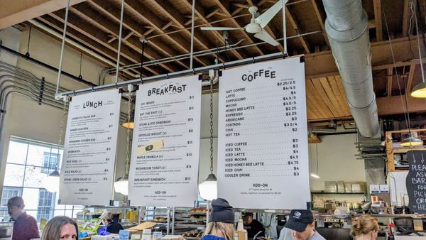 Menu photo 2 August First Burlington, VT
