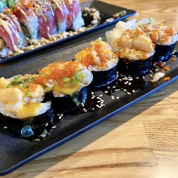 Kakaroto Japanese Restaurant - E6. Bay Scallop Roll - Japanese Near Me - Mountain View, California Kakaroto Japanese Restaurant - E6. Bay Scallop Roll - Japanese Near Me - Mountain View, California