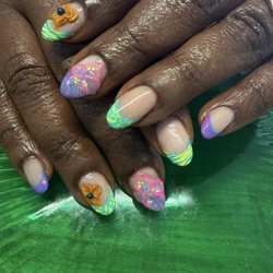 Loving my whimsical nails.