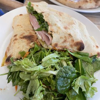 Oliver's Trattoria - Pizza dough Mortadella sandwich - Italian Near Me - Irvine, California