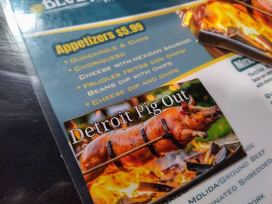 Menu photo 1 Blue Agave Taylor, MI