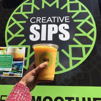 Creative SIPS - Mango Smoothie. Deliciousness - Bubble Tea Near Me