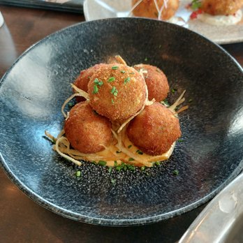 HAVEN Riverfront Restaurant & Bar - Crab Puppies - New American Near Me - Edgewater, New Jersey HAVEN Riverfront Restaurant & Bar - Crab Puppies - New American Near Me - Edgewater, New Jersey