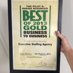 Priority Staffing - Award Winning!