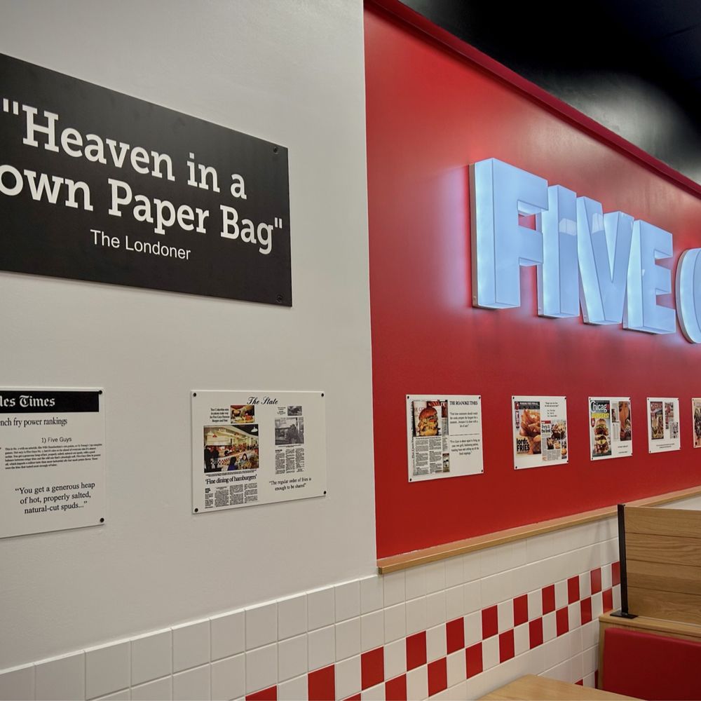 Five Guys - Inside - Burgers Near Me - Fort Worth, Texas Five Guys - Inside - Burgers Near Me - Fort Worth, Texas