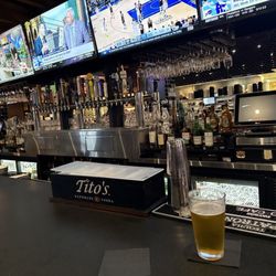 Tommy's Tavern + Tap - Bar and taps on one side.