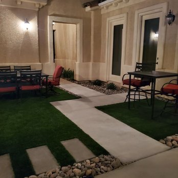 Advantage Landscape - They suggested the river rocks to keep water from stucco walls. - Landscaping Near Me - Las Vegas, Nevada