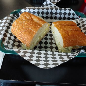 Rick's Delicafe - Egg salad on dutch crunch with provolone - Delis Near Me - Reno, Nevada Rick's Delicafe - Egg salad on dutch crunch with provolone - Delis Near Me - Reno, Nevada
