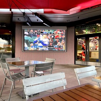 FunBurger - Dodger game on the patio. - Burgers Near Me - Simi Valley, California