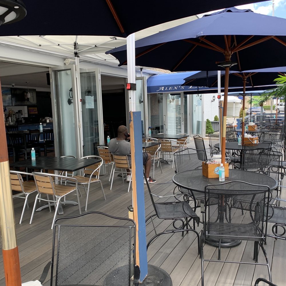 New outside seating
