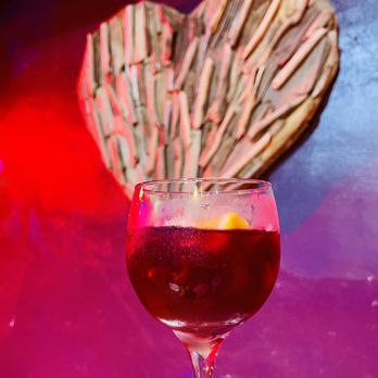 Coya Peruvian Secret - Sangria and driftwood....love is in the air here. - Peruvian Near Me - Del Mar, California