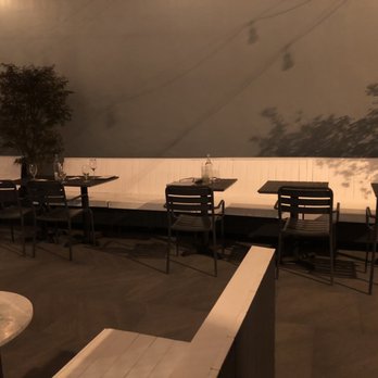 Faubourg Montclair - Patio once people started clearing out - French Near Me - Montclair, New Jersey Faubourg Montclair - Patio once people started clearing out - French Near Me - Montclair, New Jersey