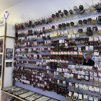 Retail Therapy - Many have stainless steel posts.  Pink color tab is $15, and red tabs are $10.   Many non-tabs are $5, but check with staff - Jewelry Near Me - New York, New York