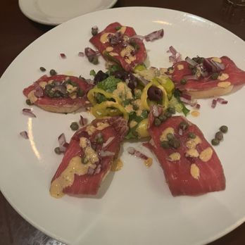 Lombardo's Italian Restaurant - Beef Carpaccio* - Italian Near Me - Myrtle Beach, South Carolina Lombardo's Italian Restaurant - Beef Carpaccio* - Italian Near Me - Myrtle Beach, South Carolina