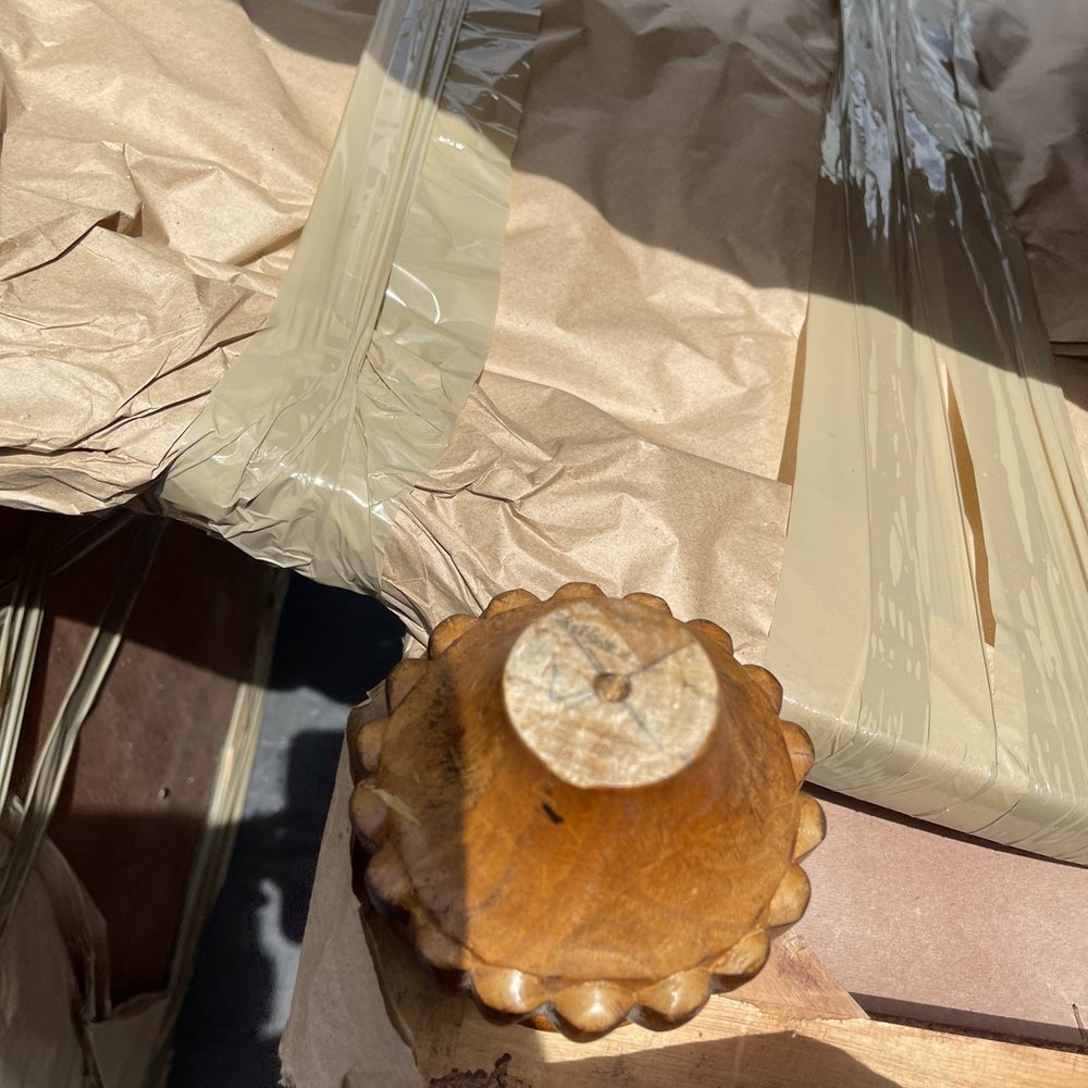 Established Moving & Storage - Damaged feet on dresser that was solid cherry wood. - Movers Near Me - Delray Beach, Florida Established Moving & Storage - Damaged feet on dresser that was solid cherry wood. - Movers Near Me - Delray Beach, Florida