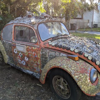 Bowling Ball House - Y2K Bug Art Car - Art Galleries Near Me - Safety Harbor, Florida
