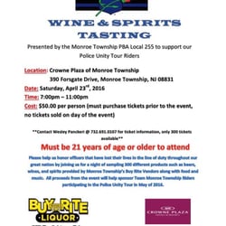 Monroe Buy-Rite Liquors - Tickets are still available for this great fundraising event