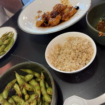 Miya Moon - Edamame, Brown Rice, Orange Chicken - Chinese Near Me - Lone Tree, Colorado