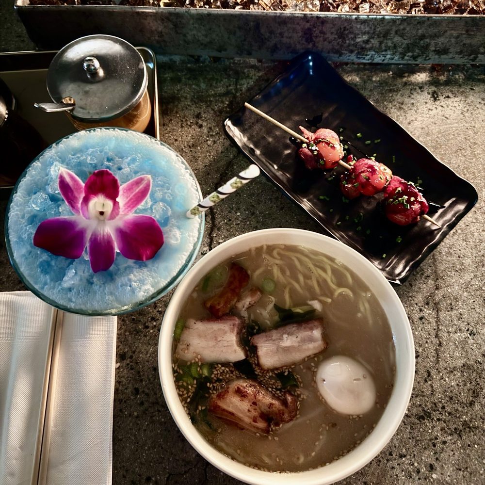 Underbelly - Tonkotsu Ramen, Wind Cocktail, and Bacon Wrapped Tomatoes - Ramen Near Me - San Diego, California Underbelly - Tonkotsu Ramen, Wind Cocktail, and Bacon Wrapped Tomatoes - Ramen Near Me - San Diego, California