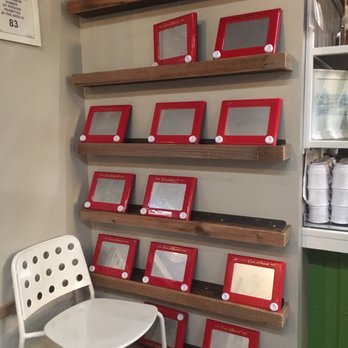 Four Friends Kitchen - love the etch a sketches! - Southern Near Me - Denver, Colorado