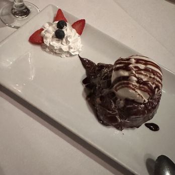 Pappardelle Ristorante - Chocolate Lava Cake w Vanilla Ice Cream - Italian Near Me - Montclair, New Jersey