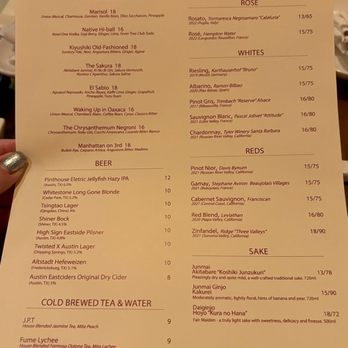 RedFarm - Drink menu - Chinese Near Me - Austin, Texas RedFarm - Drink menu - Chinese Near Me - Austin, Texas
