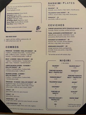 Menu photo 1 Belly Fish Miami, FL Menu photo 1 Belly Fish Miami, FL