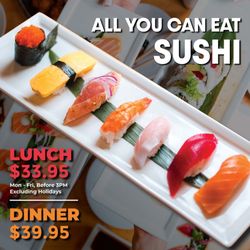 Tomikawa Japanese Restaurant - AYCE Pricing