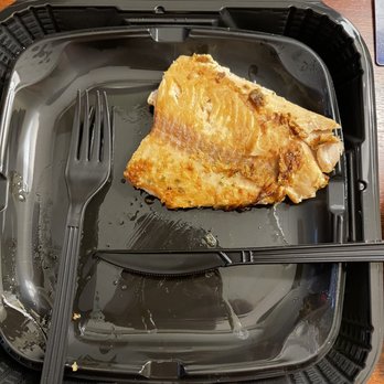 Denny's - Salmon was okay. They place it on top of the other food separately in your to-go tray. - Diners Near Me - Gallup, New Mexico