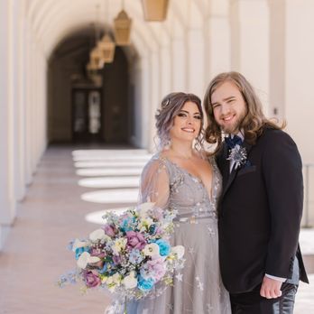 A Touch of Lavender - Bride bouquet and grooms Boutonniere matched the colors we wanted! - Wedding Planning Near Me - Garden Grove, California