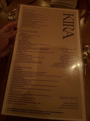 Menu photo 1 Kira New Orleans, LA