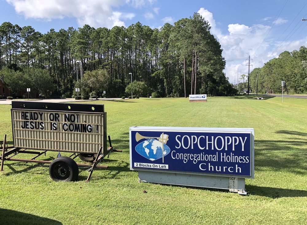 SOPCHOPPY CONGREGATIONAL HOLINESS CHURCH 83 Sheldon St, Sopchoppy, Florida Churches Phone