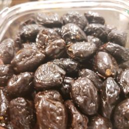 a container of roasted figurines