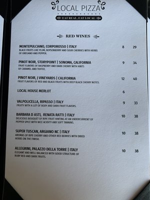 Menu photo 7 Local Pizza Osprey, FL