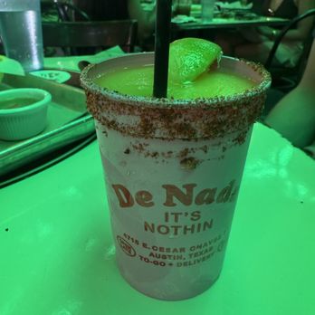De Nada Cantina - Frozen mango margarita - Mexican Near Me - Austin, Texas