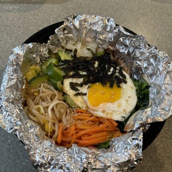 Jumping Spoon - DOLSOT BIBIMBAP :) mushroom  tasty! - Korean Near Me - Hercules, California