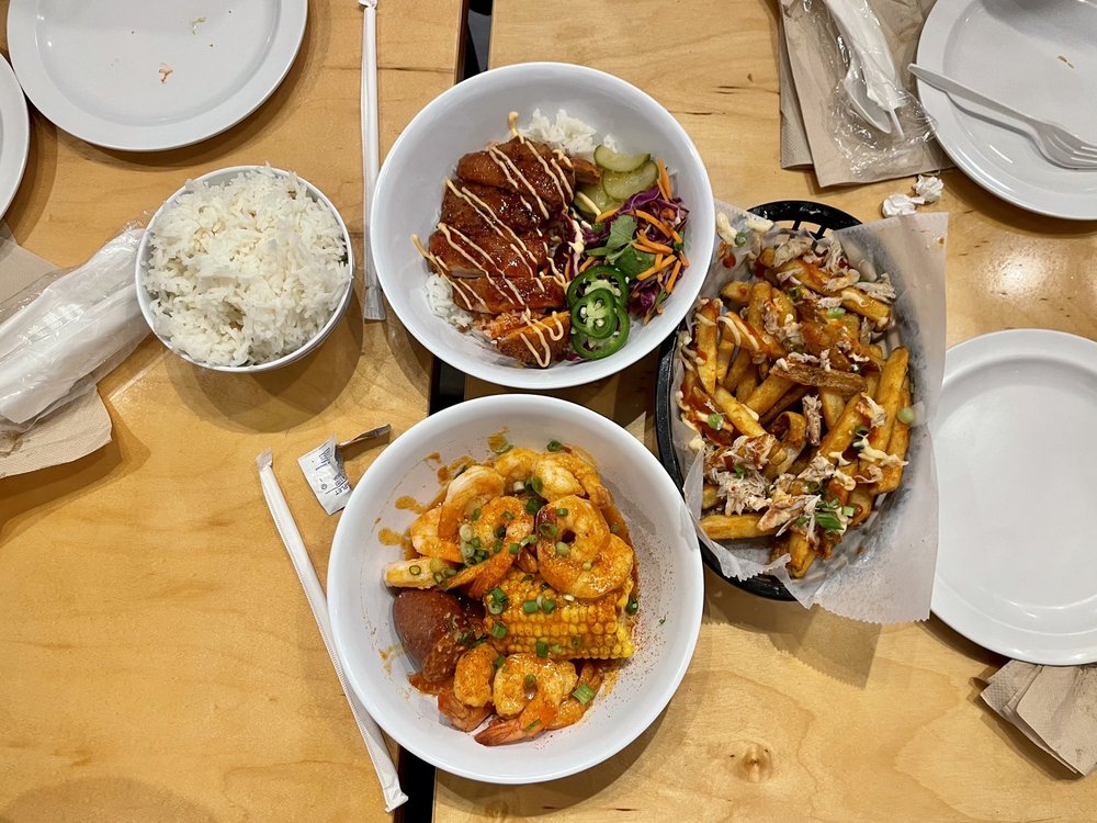 Dirty Bird, PINCH fries, and Business Boil Yelp