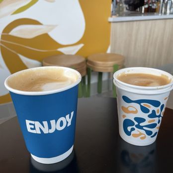 Enjoy Coffee - Vegan latte and vegan cappuccino - Coffee & Tea Near Me - Vacaville, California