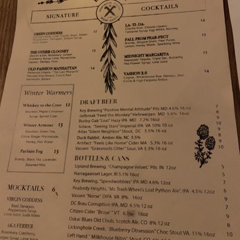 Pennyroyal Station - Drink Menu 2 - Comfort Food Near Me - Mount Rainier, Maryland Pennyroyal Station - Drink Menu 2 - Comfort Food Near Me - Mount Rainier, Maryland