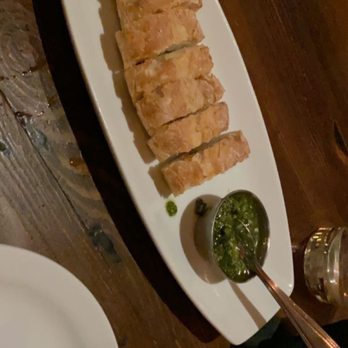 Catalan - Bread with pesto - Mediterranean Near Me - Rancho Mirage, California