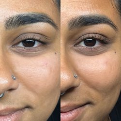 Lash lift and tint