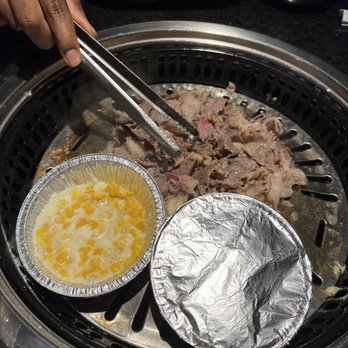 Inju Korean BBQ - Brisket, cheese corn, and steamed egg - Korean Near Me - Wheaton, Maryland