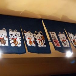 Tokyo Restaurant - Lucky Cat banners.