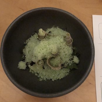Bastion - Cucumber ice and kelp chocolate shavings/curls (there was something creamy like a custard at the bottom too) - Cocktail Bars Near Me - Nashville, Tennessee Bastion - Cucumber ice and kelp chocolate shavings/curls (there was something creamy like a custard at the bottom too) - Cocktail Bars Near Me - Nashville, Tennessee